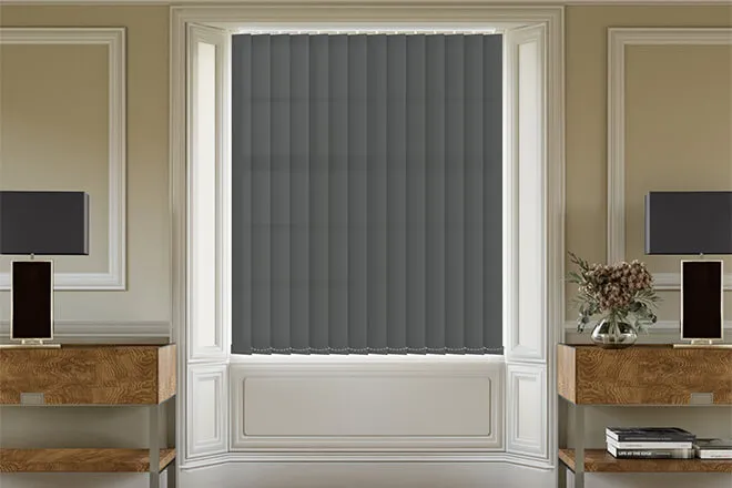 Savina Dark Grey - Vertical Blind