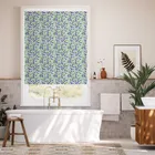 Indian Summer Ditsy Cobalt & Duck Egg Roller Blind