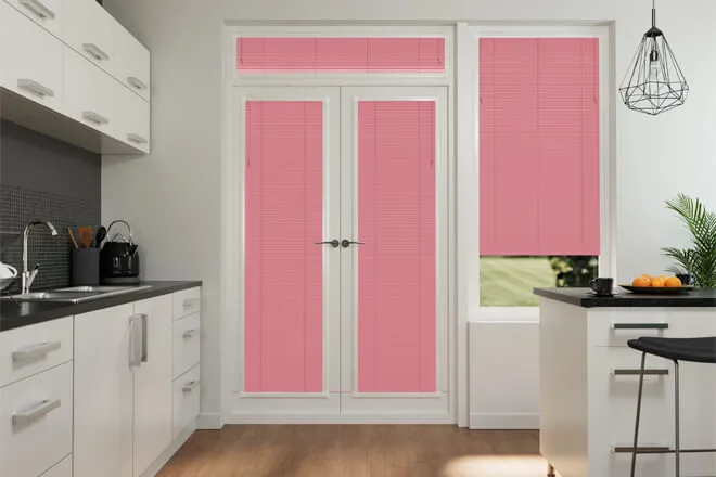 Precision Coral Pink - 25mm Slat Venetian Perfect Fit Blind
