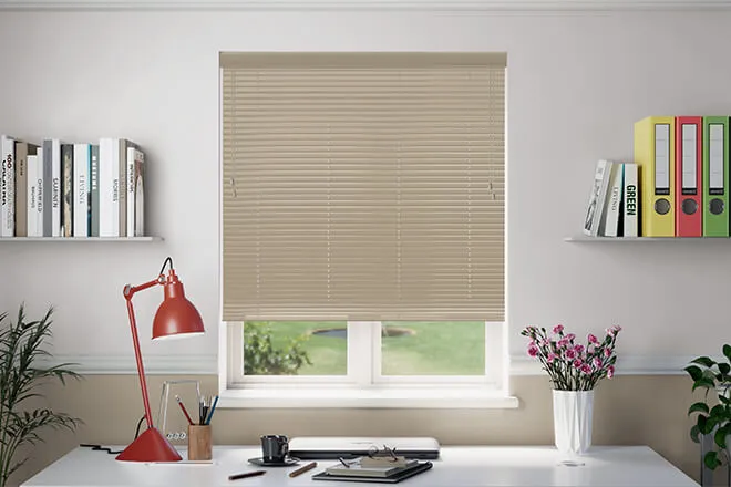 Millennium Light Brown - 50mm Aluminium Venetian Blinds