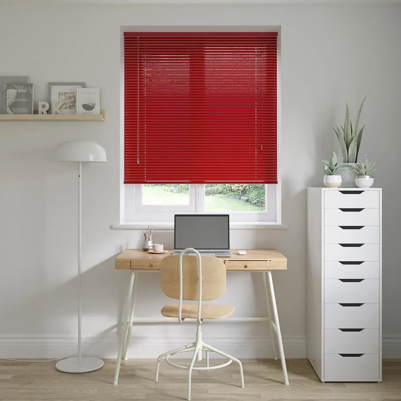 Red Rose Venetian Blinds 25mm