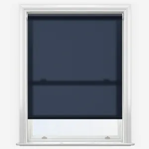 Coulisse Berlin Blue Night Roller Blind