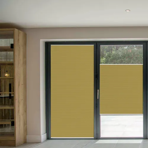 Fittoframe Dovestone Saffron Honeycomb Pleated Blind