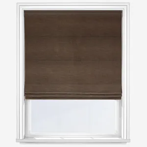 Revela Velvet Hickory Roman Blind