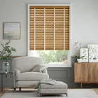 Macadamia Oak & Alabaster Wooden Blind - 50mm Slat