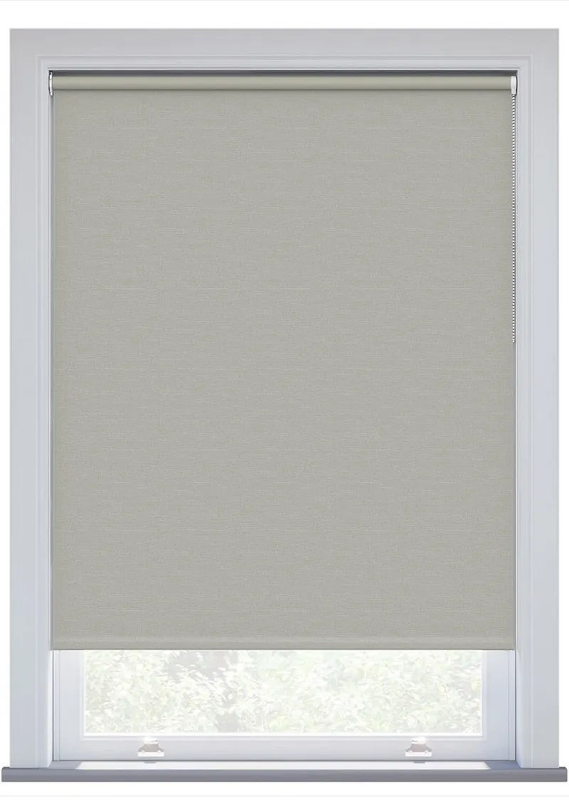 Beige Linen Touch Blackout Twist Fit Roller Blind