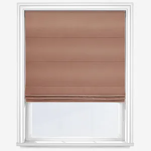 Canvas Vintage Peach Pink Roman Blind