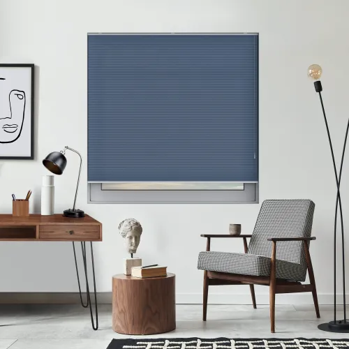 Free Hanging Dovestone Neptune Honeycomb Pleated Blind