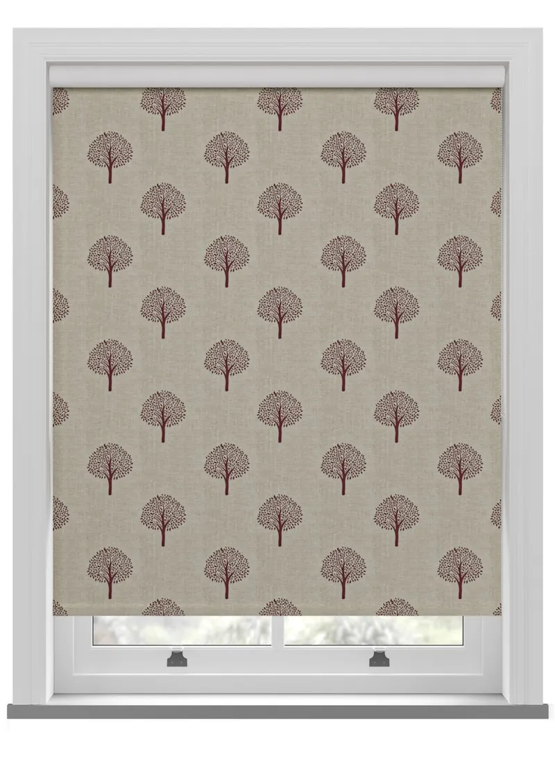 Emily Bond Yew Tree Mulberry Roller Blind