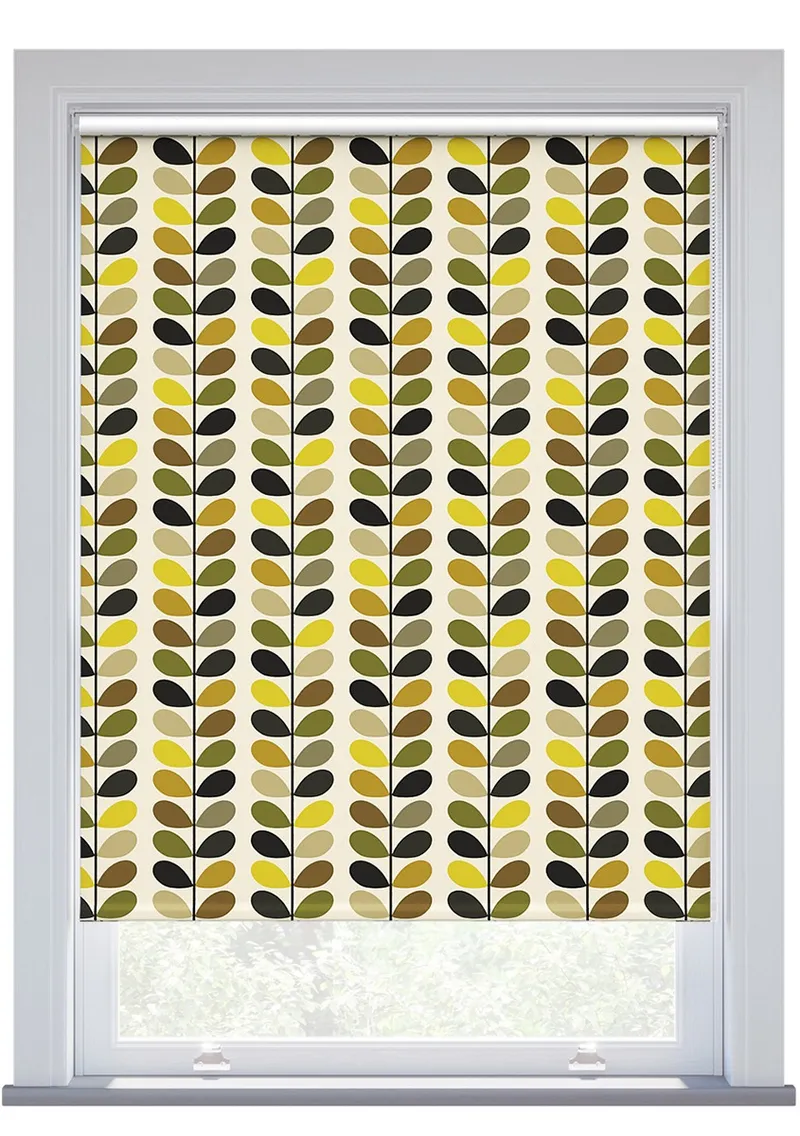 Orla Kiely Multi Stem Yellow Roller Blind