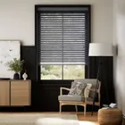 Cosmopolitan Anchor Grey Wooden Blind - 50mm Slat
