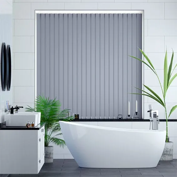 Sevilla Glacier Blue Vertical Blind