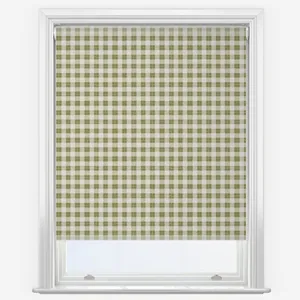 Sonova Studio Gingham Olive Roller Blind