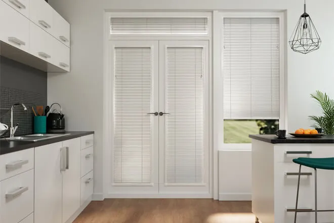 Precision White Gloss - 25mm Slat Venetian Perfect Fit Blind