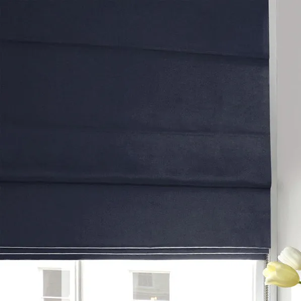 Tyrone Made To Measure Roman Blind Indigo