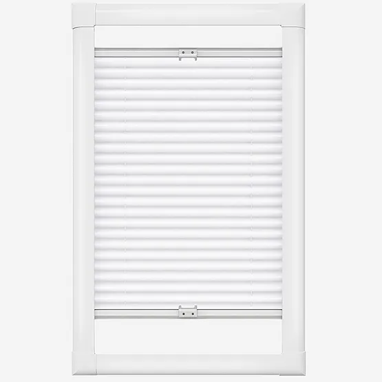 Dresden White Perfect Fit Pleated Blind