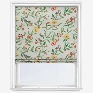 Cath Kidston Summer Birds Green Roman Blind