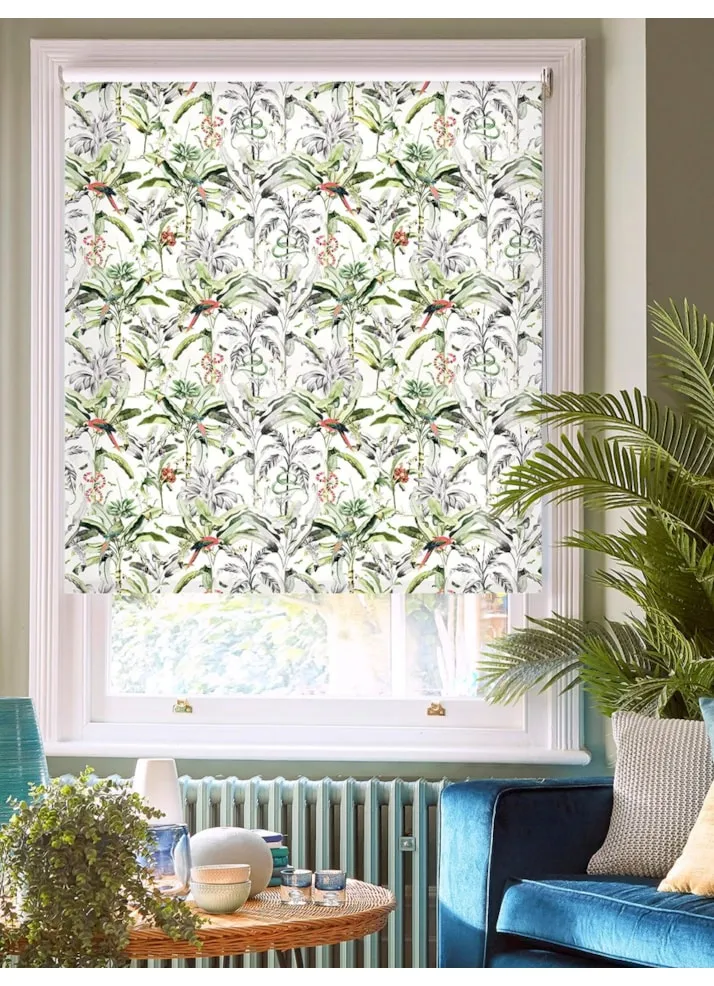Ecuador Natural Tropical Roller Blind By Boon &Amp; Blake