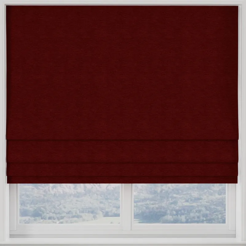 Kensington Made To Measure Roman Blind Wine