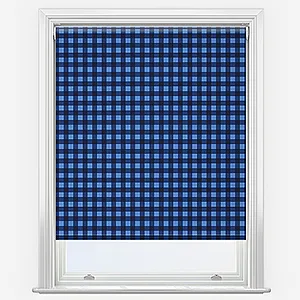 Sonova Studio Pixel Cobalt Blue Roller Blind