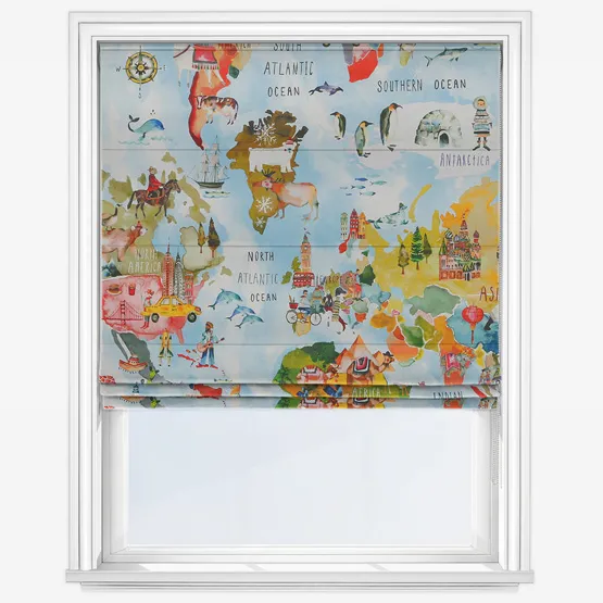 Adventure Rainbow Roman Blind