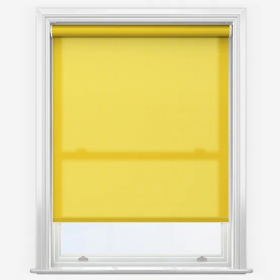 Deluxe Plain Sunshine Yellow Roller Blind