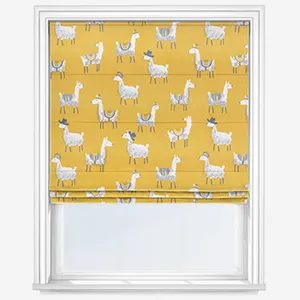 Alpaca Quince Roman Blind