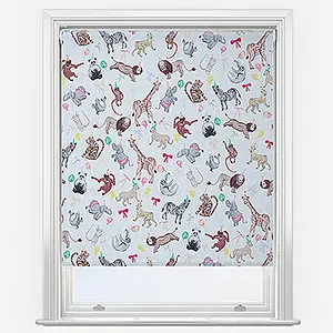 Sonova Studio Party Animals White Roller Blind
