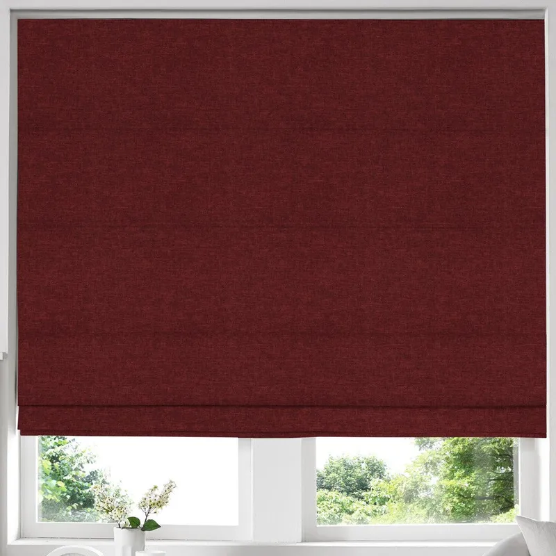 Willow Made To Measure Roman Blind Merlot