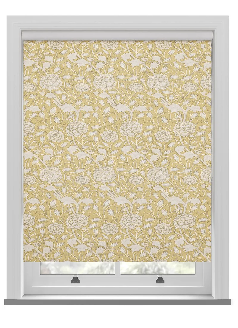 William Morris At Home Wild Tulip Ochre Roller Blind