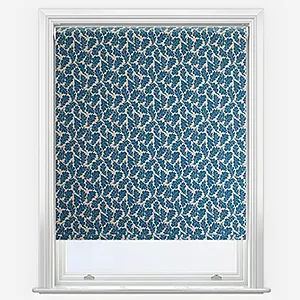 Land & Shore Oak Leaf Blue Roller Blind