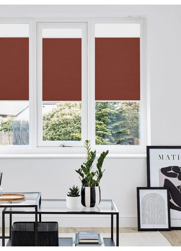 Centurion Red Daylight Perfect Fit Cellular Thermal Blind
