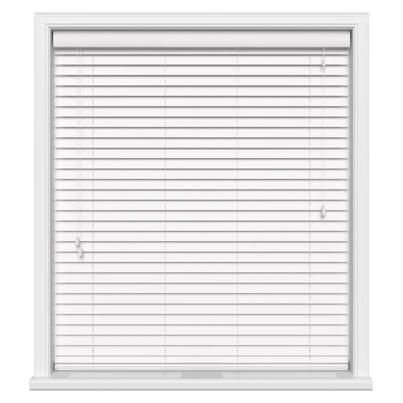 Brilliant White Eco-wood Blinds Uk