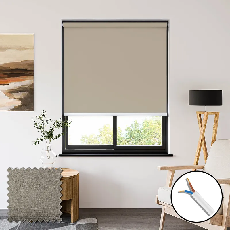 Sueno Blackout Earth 230vac Electric Roller Blinds