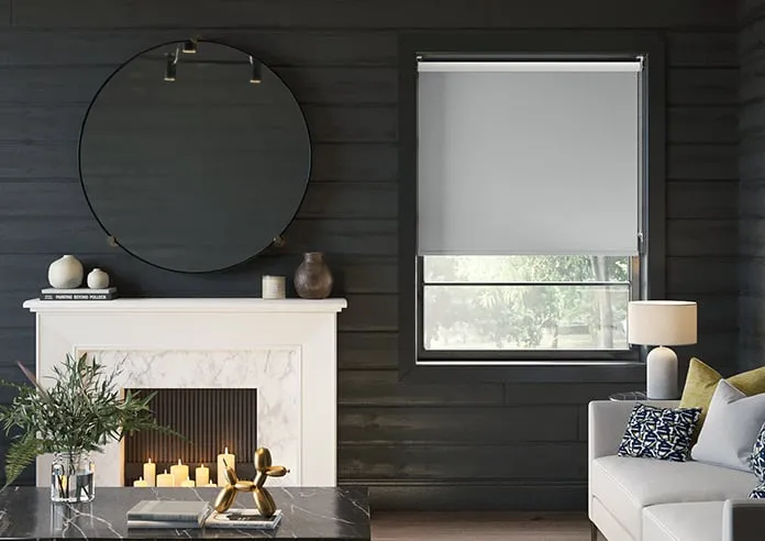 Verona (Blackout) Steel Grey - Roller Blind