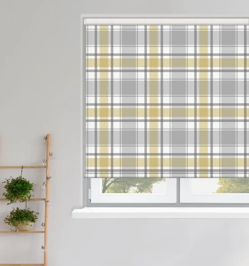 Lomond Gorse Tartan Roller Blinds