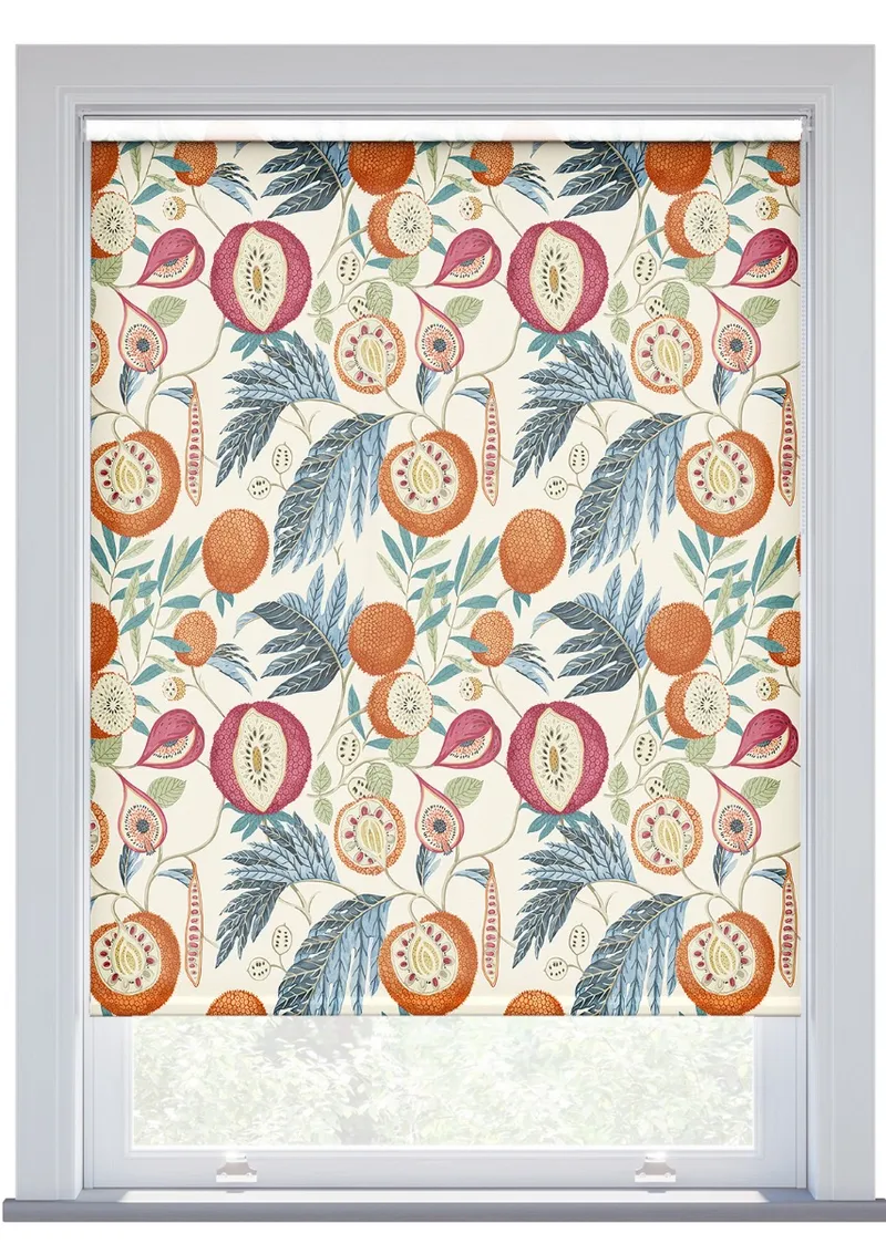 Sanderson Jackfruit Indigo Rambutan Roller Blind