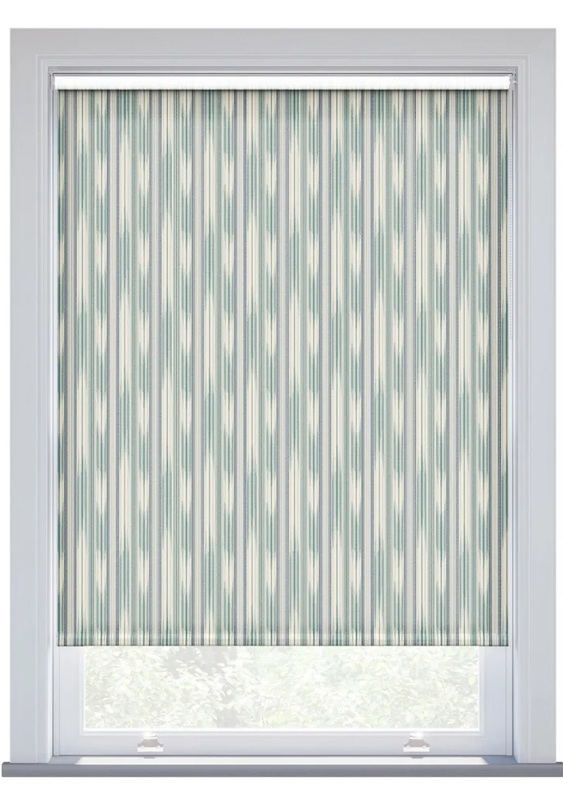 Sanderson Ishi Teal And Canal Blue Roller Blind