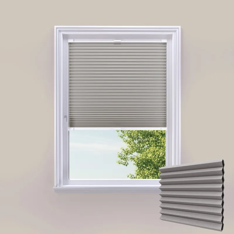 Cosibloc Grey Stick On Cellular Blackout Blinds