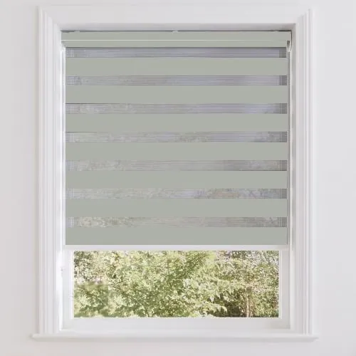 Muse Greige (Blackout/sheer) Day & Night Roller Blinds