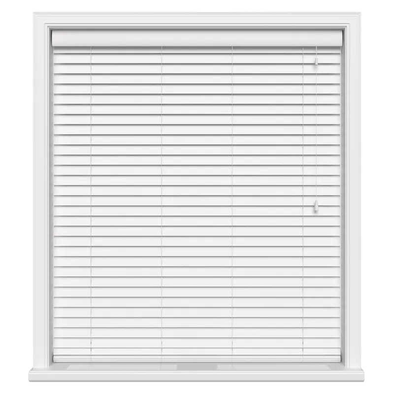 Clerkenwell White Grain Ecowood Motorised Uk - Motorised Blinds
