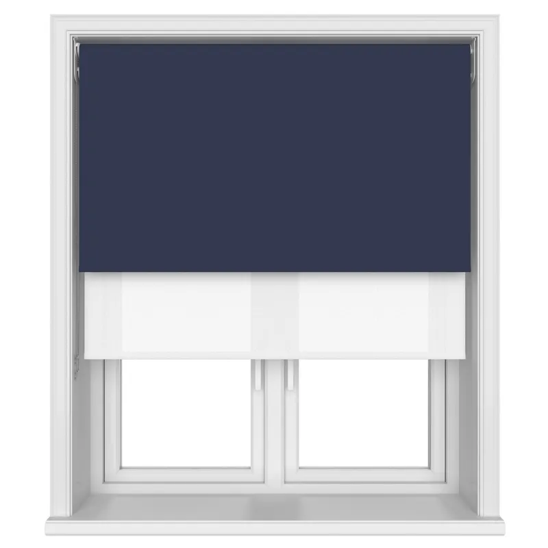 Tradechoice Blackout Royal Blue Double Roller Blind