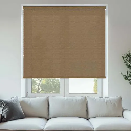 Tobago Chestnut No Drill Roller Blinds - Shop Now