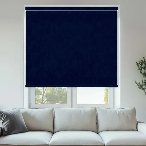 Warwick Navy No Drill Roller Blinds - Shop Now