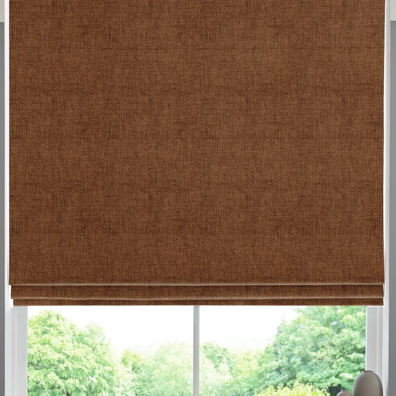 Lugano Made To Measure Roman Blind Terracotta
