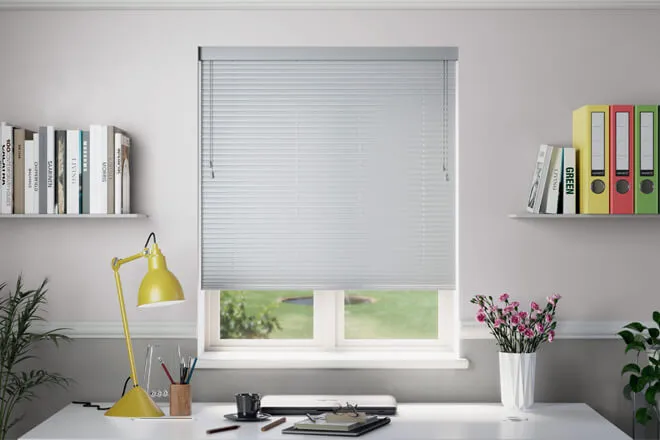 Millennium Silver Perforated - 50mm Aluminium Venetian Blinds