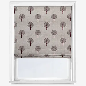 Emily Bond Yew Tree Mulberry Roman Blind