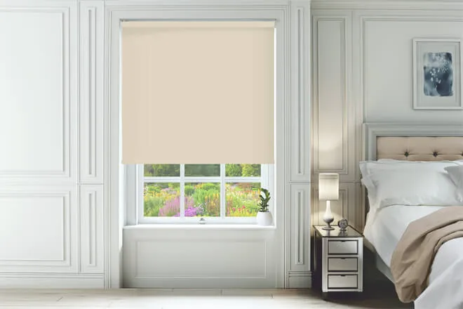 Primero Beige - Blackout Roller Blind