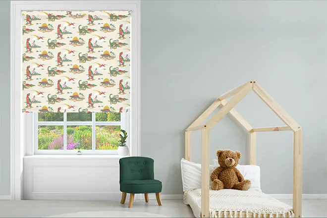 Cath Kidston Dino Multi - Designer Roller Blind