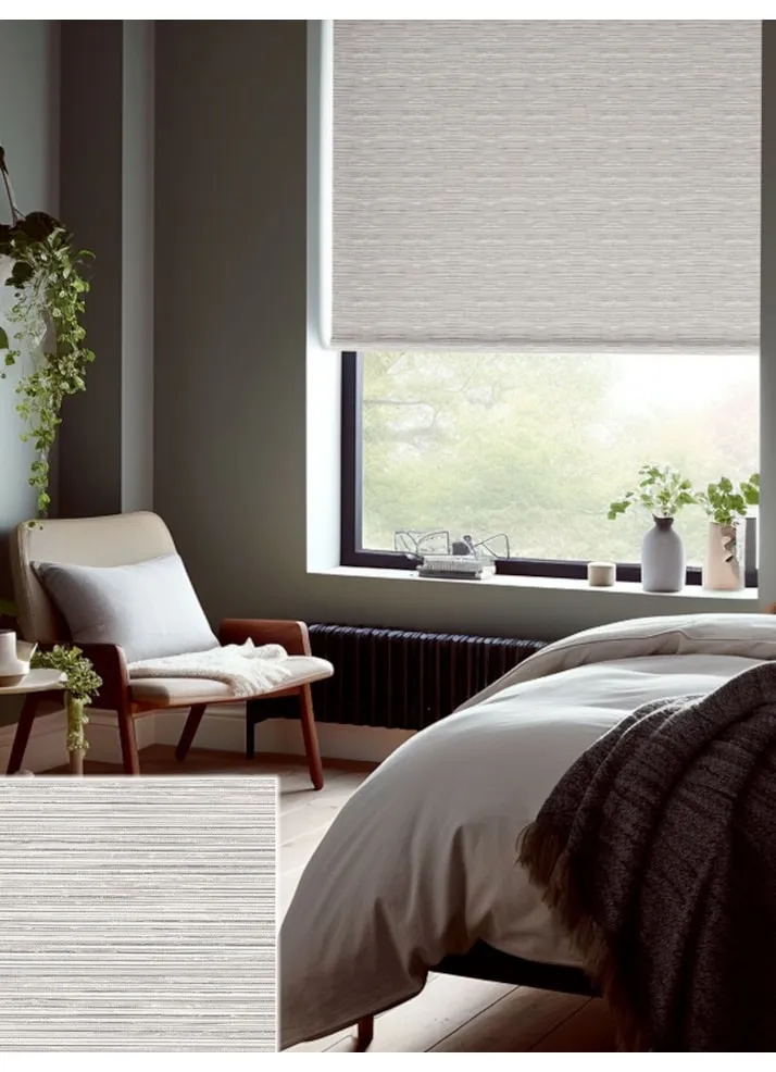 Paris Mushroom Blackout Thermal Roller Blind